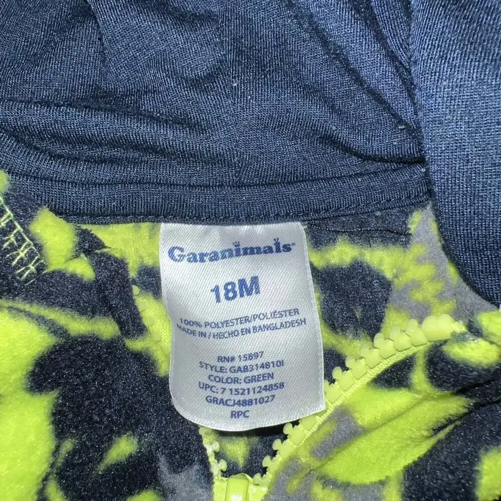 Baby Boy 18 months lot Of 3 Skull Jacket Cookie Monster Pj Pants & Dino Shirt